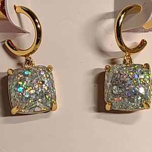 Kate spade opal glitter huggies